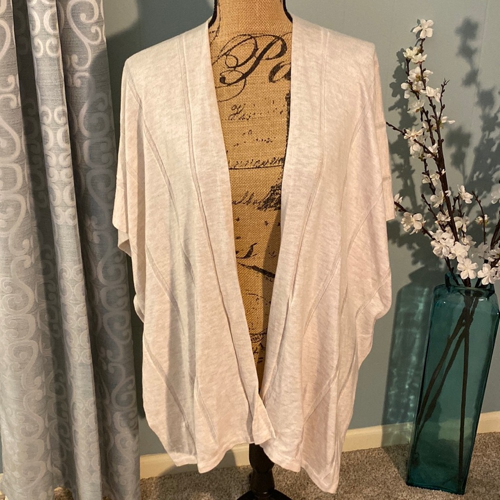 Loft Wide Ribbed Wrap/Kimono